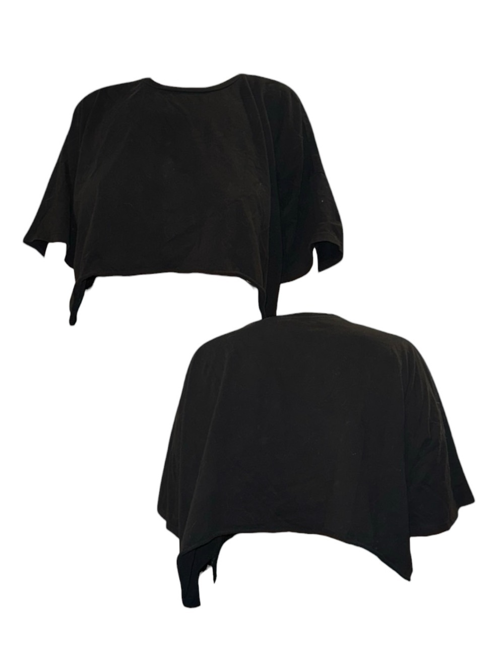 ASOS Black Cropped Crew Tee